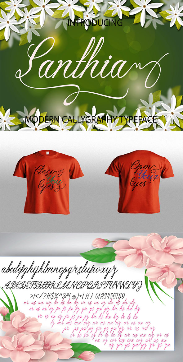 Santhia - Fonts