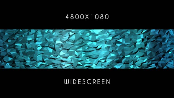 Blue Triangles Widescreen