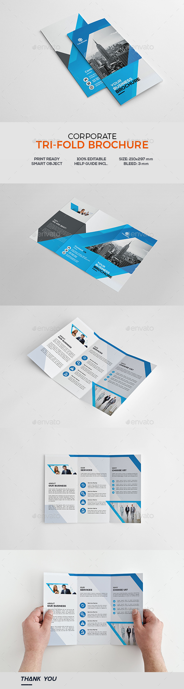 Corporate Trifold Brochure - Corporate Brochures