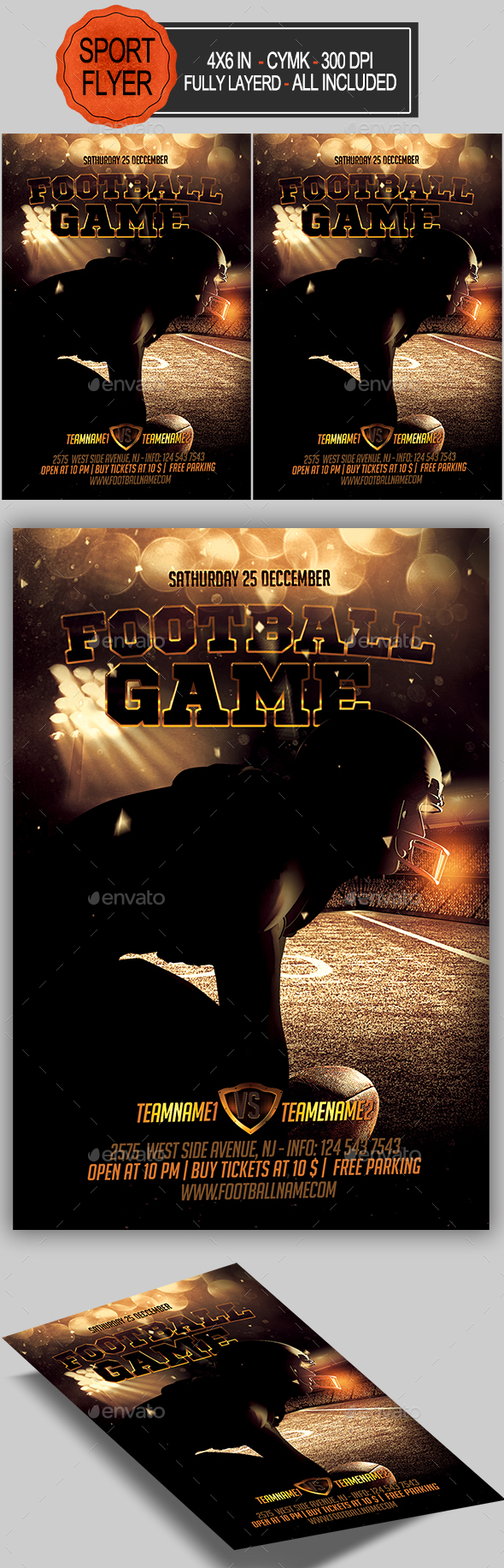 Football Flyer - Sports Events