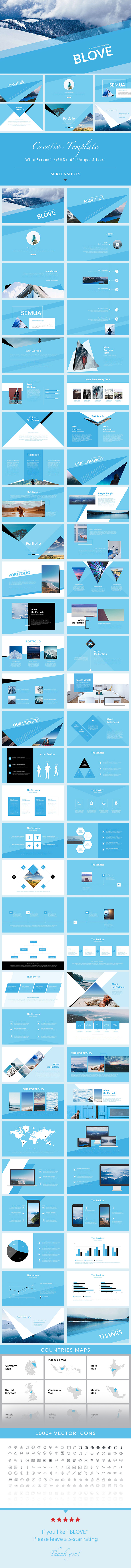 Blove - PowerPoint Presentation Template - Creative PowerPoint Templates