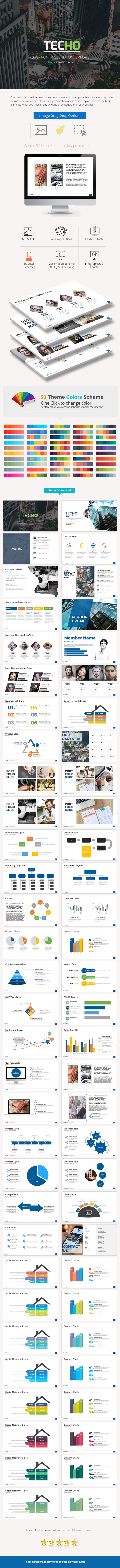 Techo Power Point Presentation - Business PowerPoint Templates