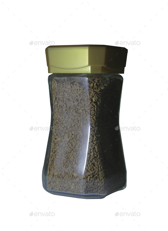 Coffee Glass Container Isolated