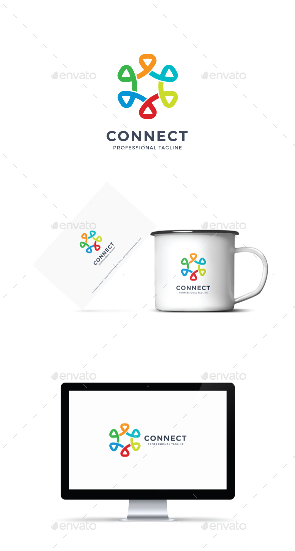 GraphicRiver Connect Logo 20929284 GraphicRiver Connect Logo 20929284