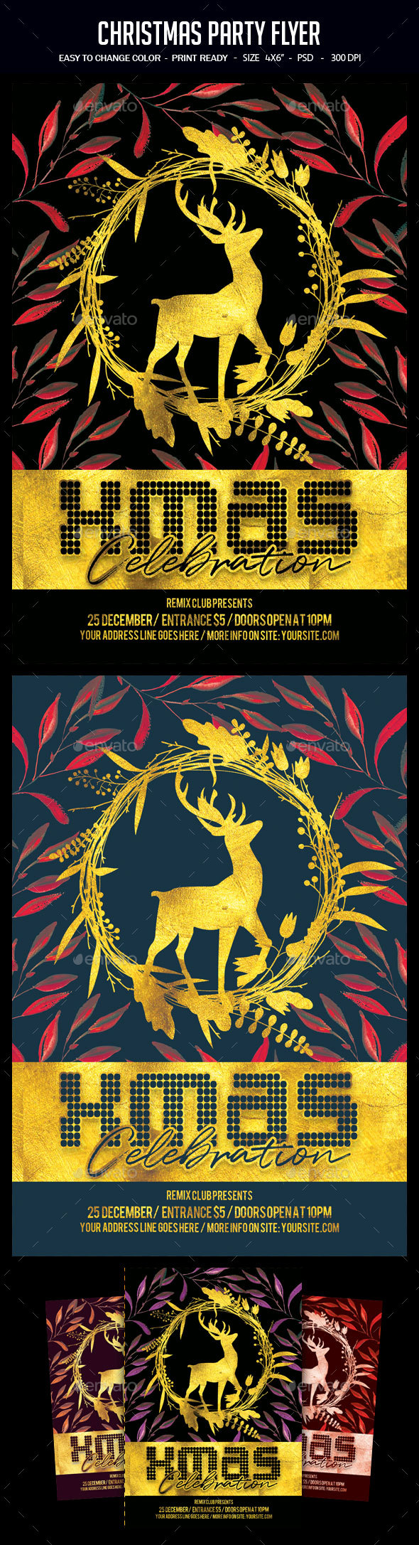 Christmas Party Flyer - Clubs & Parties Events