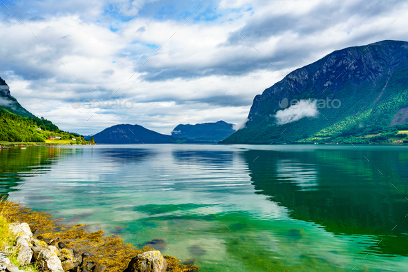 Beautiful Nature Norway. - Stock Photo - Images