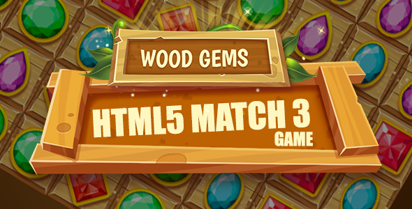 Wood Gems HTML5 - CodeCanyon 20930599