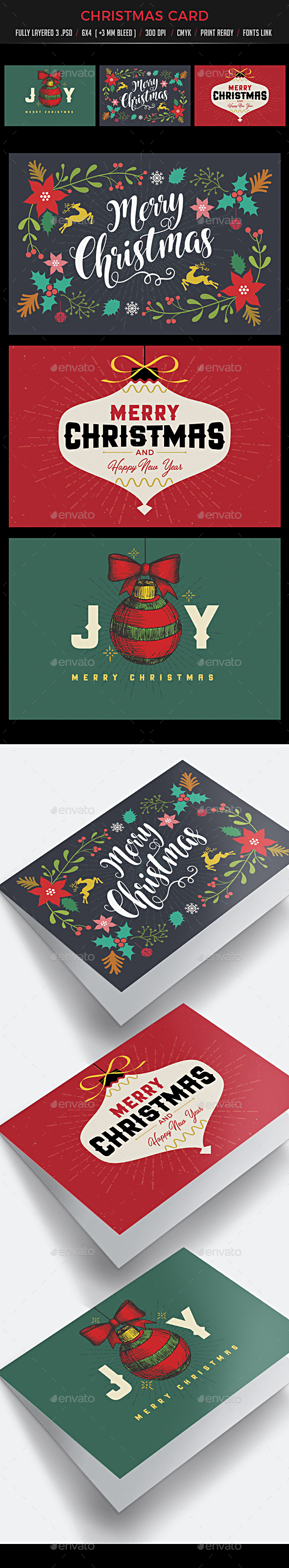 Christmas Cards by creativeartx | GraphicRiver