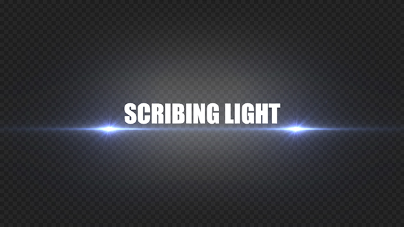 Scribing Light For Logo And Titles