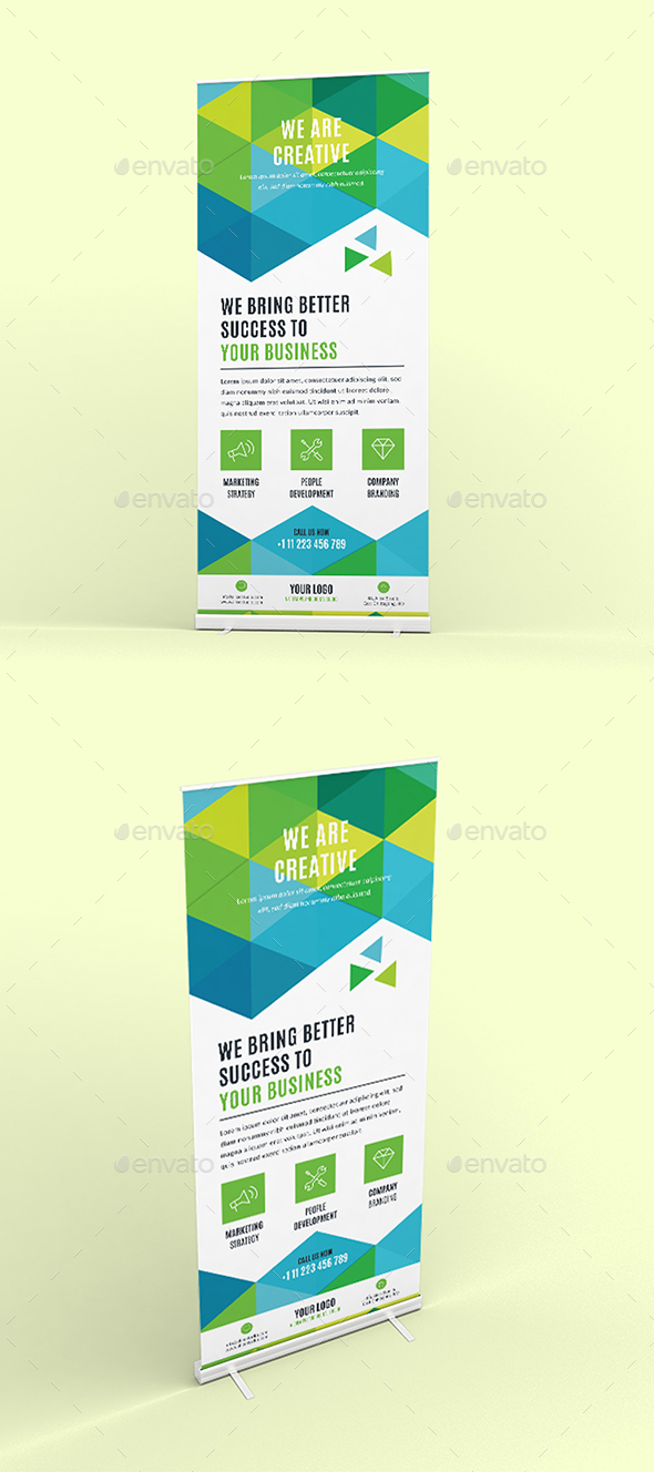 Roll-up Banner - Signage Print Templates