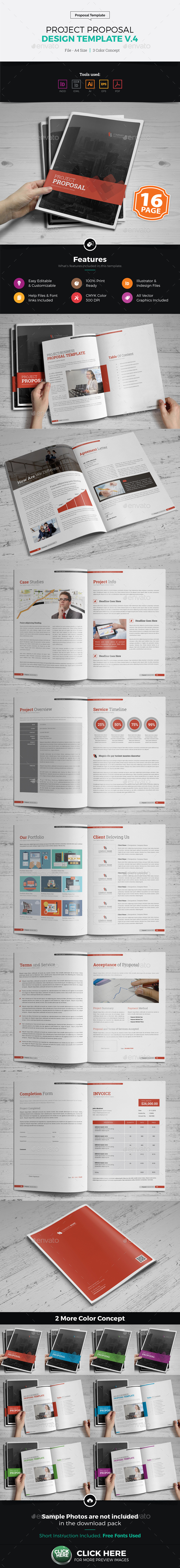 Project & Business Proposal Design v4 - Proposals & Invoices Stationery