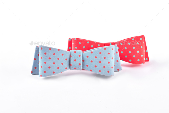 Beautiful dotted bow ties for girls