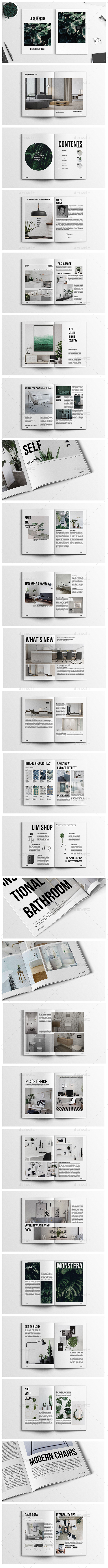 Home Design & Interior Magazine - Magazines Print Templates