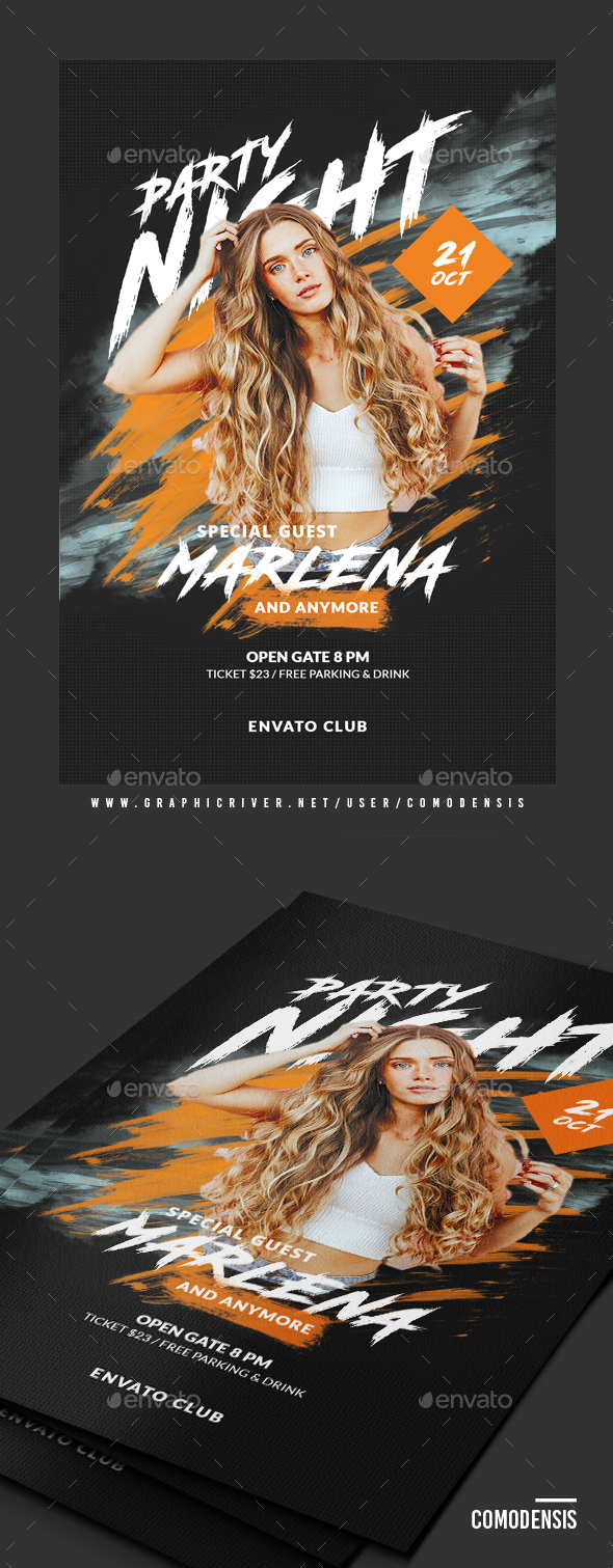 Guest Dj Party Flyer - Clubs & Parties Events