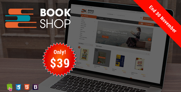 BookShop - Books Library Responsive Prestashop Theme - Shopping PrestaShop