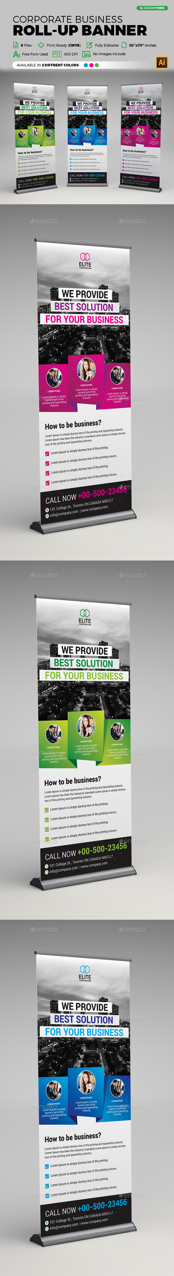 GraphicRiver Corporate Business Roll-up Banner 20934180 GraphicRiver Corporate Business Roll-up Banner 20934180