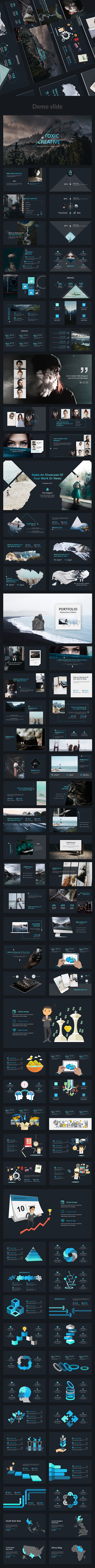 Toxic V2 Creative Powerpoint Template - Creative PowerPoint Templates