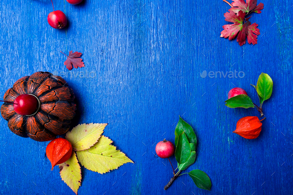 Thanksgiving Day frame. - Stock Photo - Images