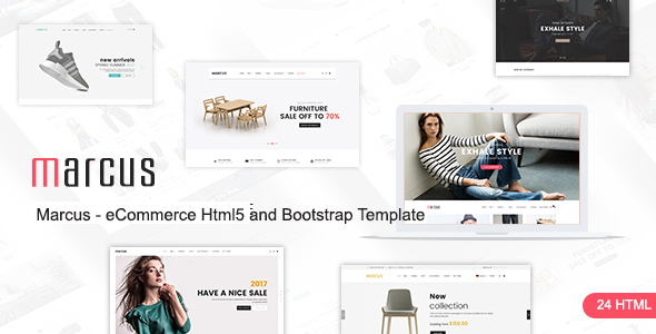 Excellent Marcus - Multipurpose WooCommerce and Magento HTML5 and Bootstrap Template