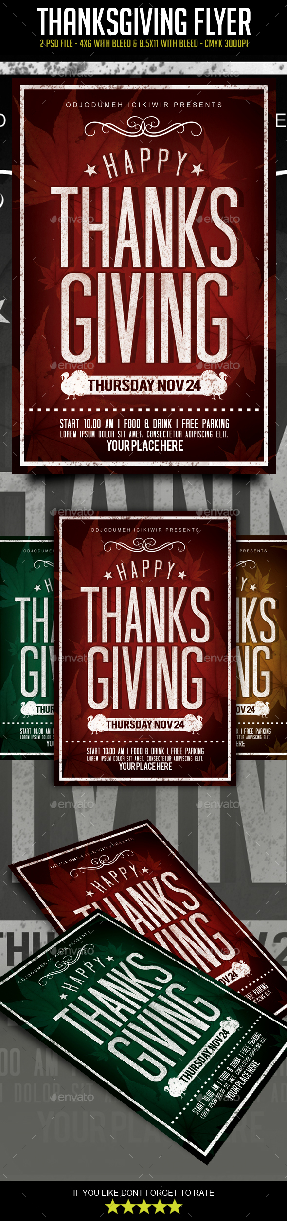 Thanksgiving Flyer - Events Flyers
