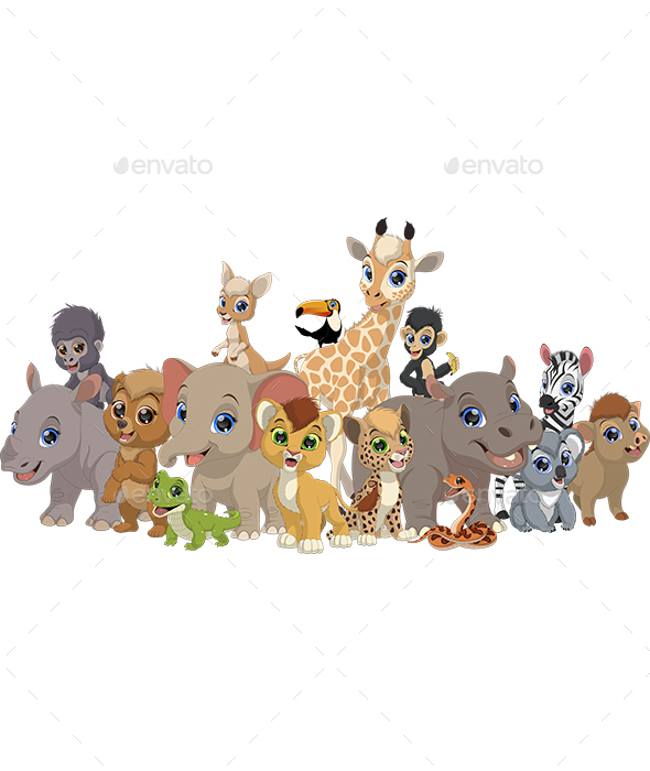 Animal Kids - Animals Characters