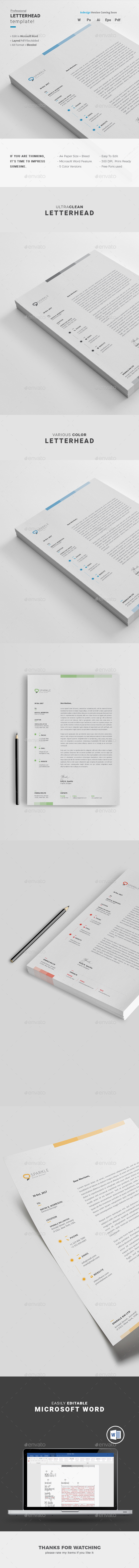 Letterhead - Stationery Print Templates