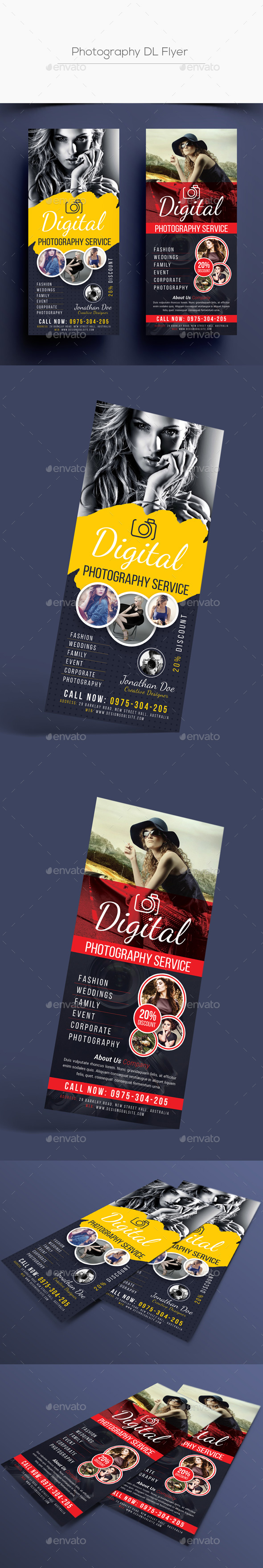 GraphicRiver Photography DL Flyer 20936115 GraphicRiver Photography DL Flyer 20936115