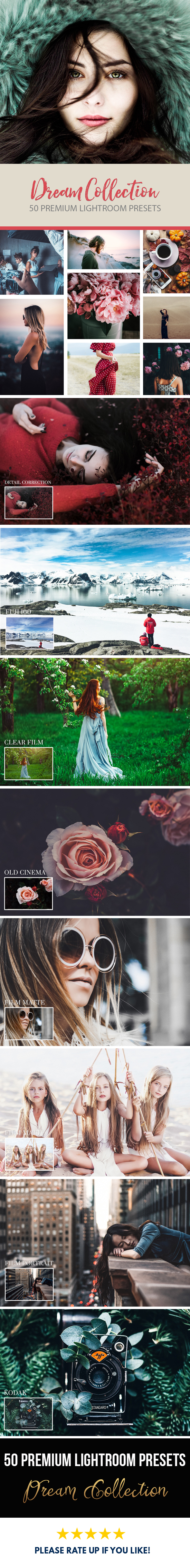 50 Dream Lightroom Presets - Lightroom Presets Add-ons