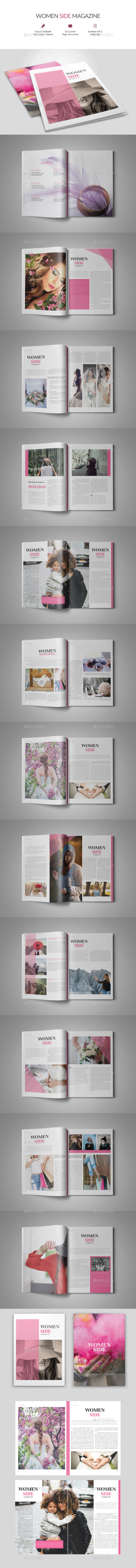 GraphicRiver Women Side Magazine 20936839 GraphicRiver Women Side Magazine 20936839