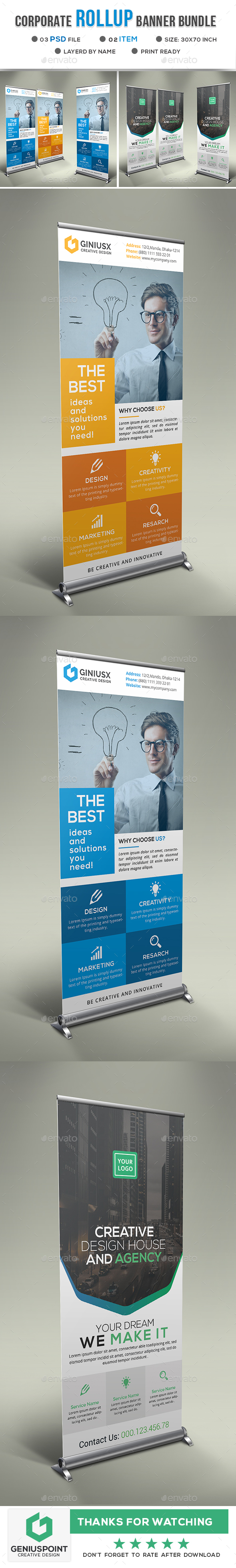 GraphicRiver Corporate Roll-Up Banner Bundle 20936875 GraphicRiver Corporate Roll-Up Banner Bundle 20936875