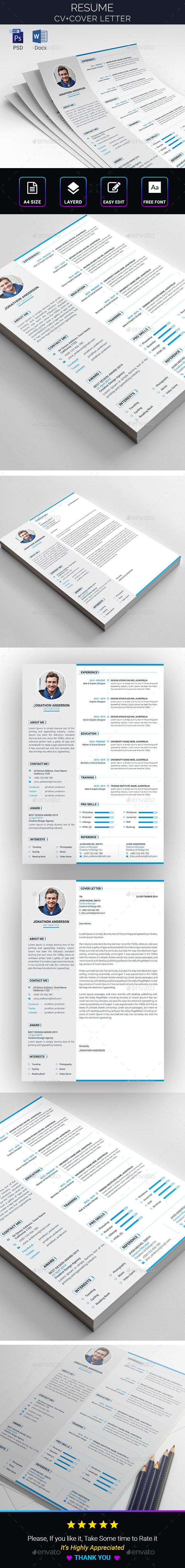 GraphicRiver Resume 20919730 GraphicRiver Resume 20919730