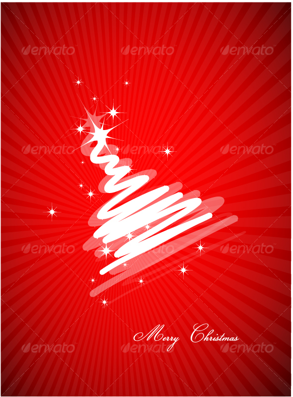 Stylized Christmas Tree design - Christmas Seasons/Holidays