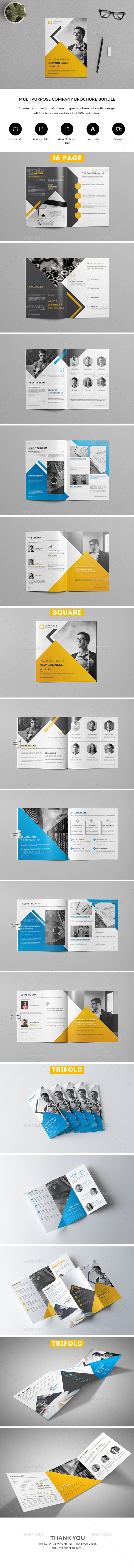 Company Profile Brochure Bundle - Corporate Brochures