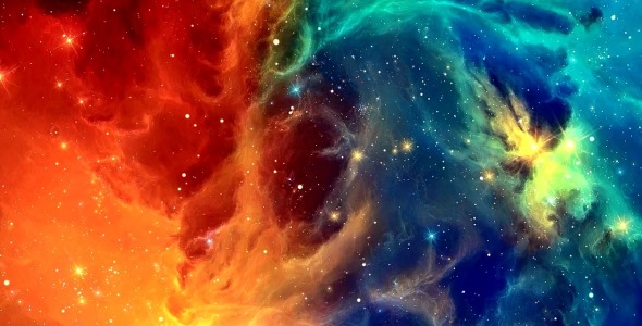 Colorful Space Galaxy by TopStyler | VideoHive