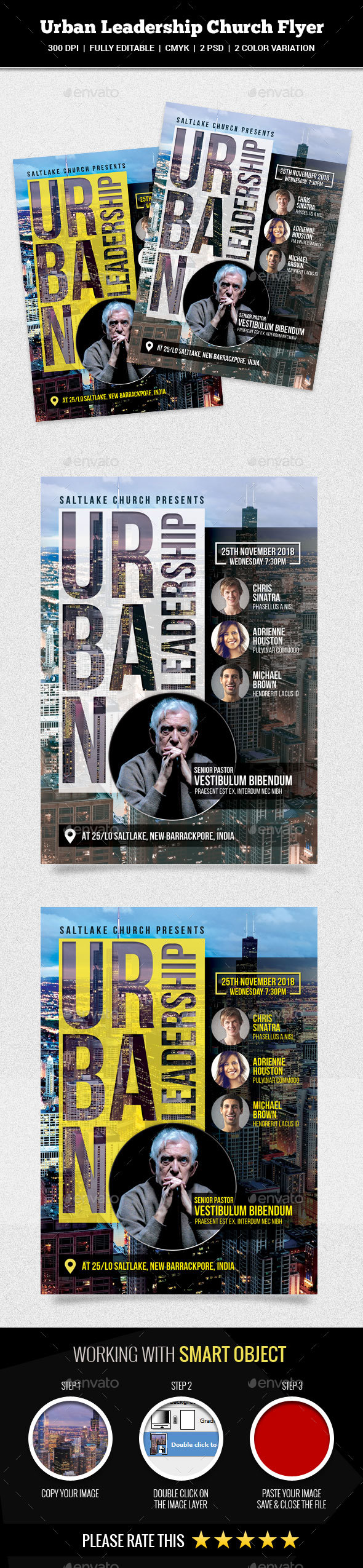 Urban Leadership Church Flyer - Church Flyers