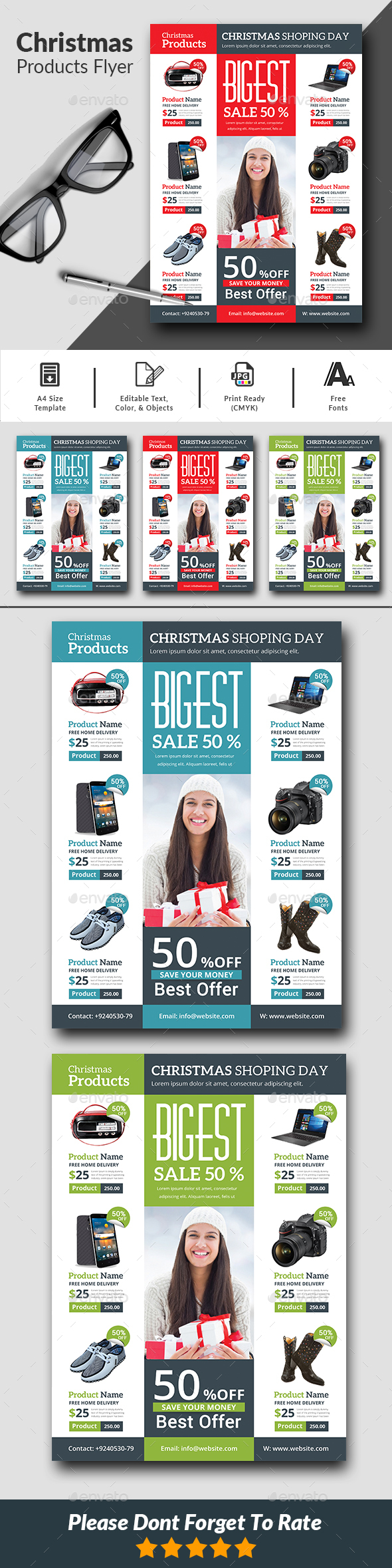 Christmas Product Flyer Templates - Commerce Flyers