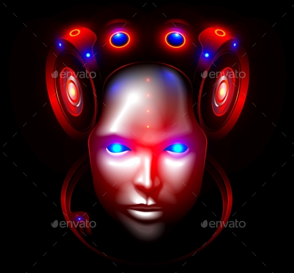 GraphicRiver Robot Woman Face or Head Front View Artificial 20938046 GraphicRiver Robot Woman Face or Head Front View Artificial 20938046