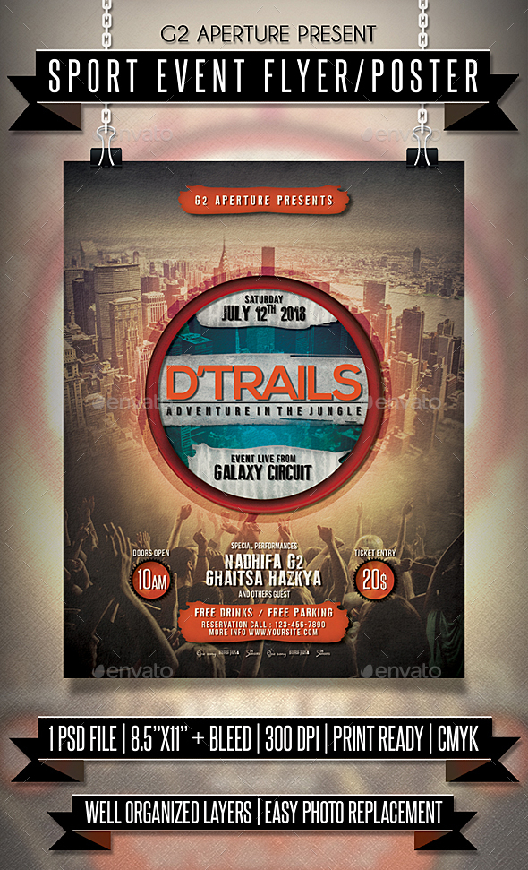 GraphicRiver Sport Event Flyer Poster 20939228 GraphicRiver Sport Event Flyer Poster 20939228