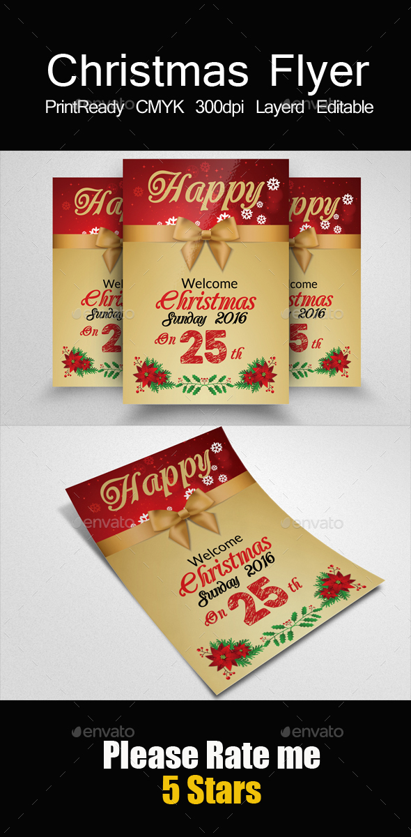 GraphicRiver Christmas Festival Flyer 20939328 GraphicRiver Christmas Festival Flyer 20939328