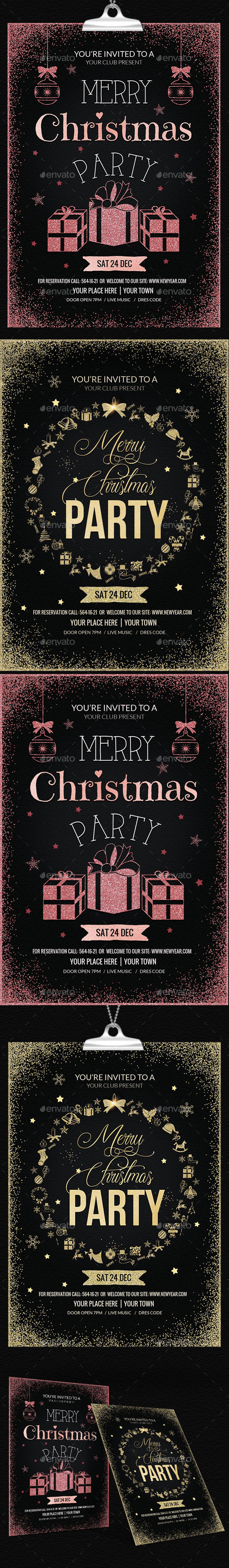 GraphicRiver Christmas Party Flyer Template 20939450 GraphicRiver Christmas Party Flyer Template 20939450