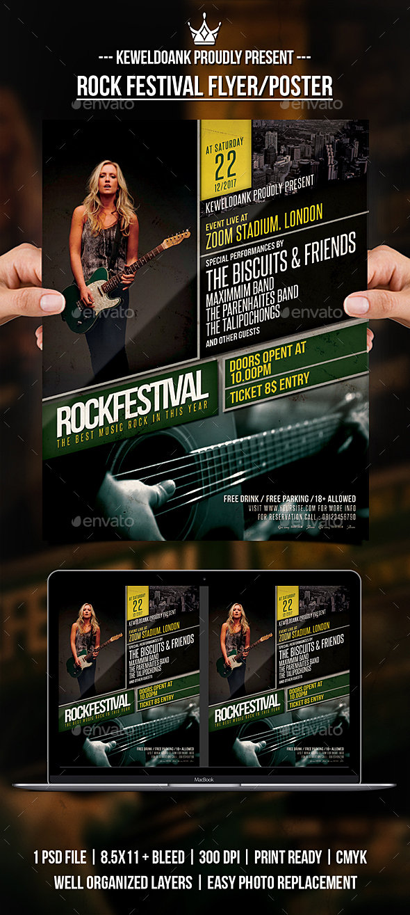 GraphicRiver Rock Festival Flyer Poster 20939579 GraphicRiver Rock Festival Flyer Poster 20939579