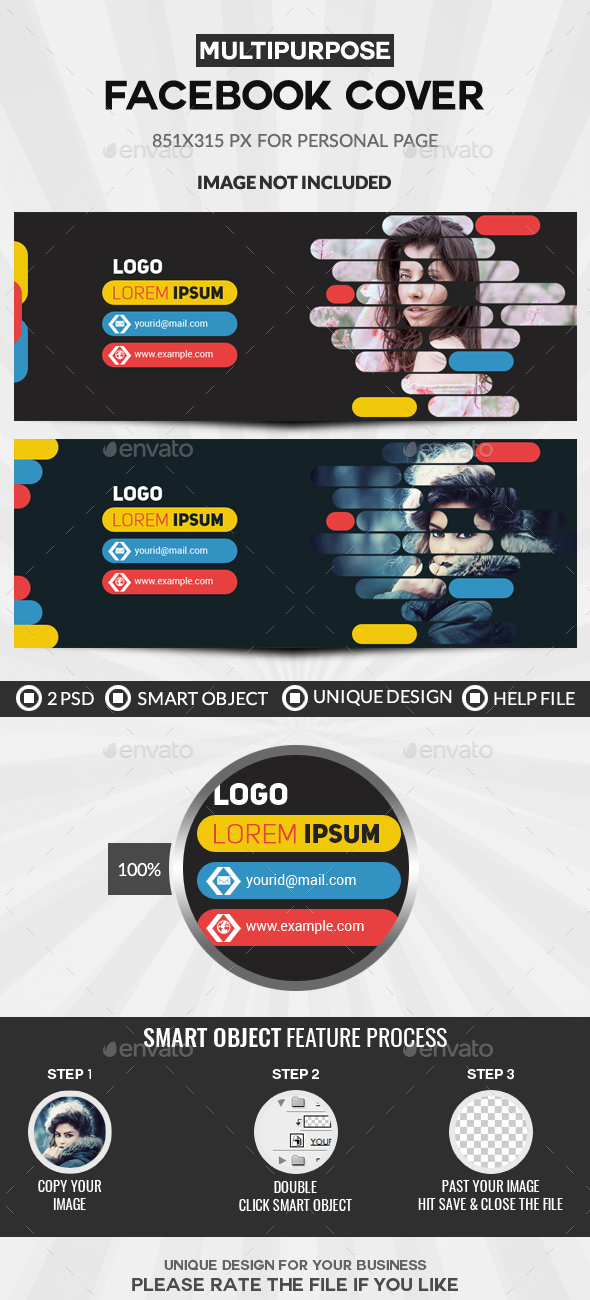 GraphicRiver Facebook Cover 20939665 GraphicRiver Facebook Cover 20939665