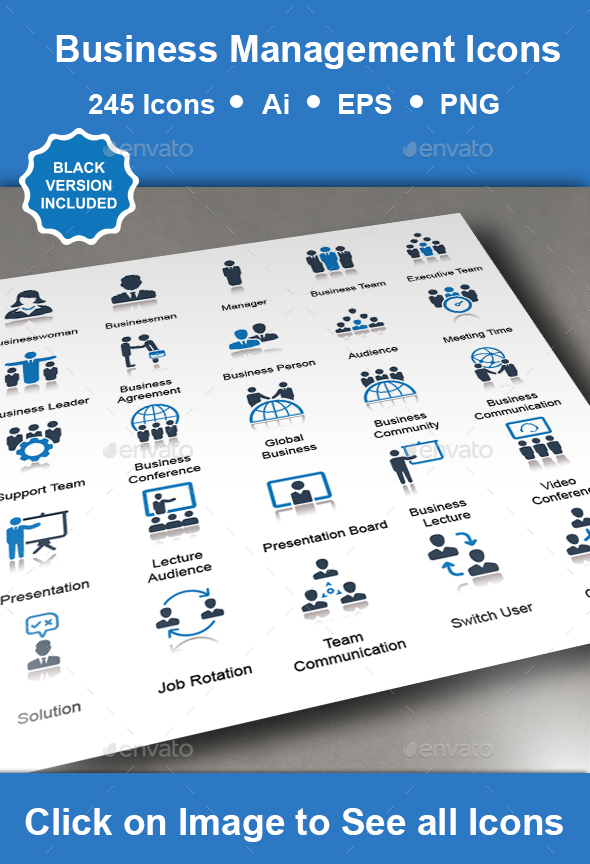 GraphicRiver Business Management Icons 20939709