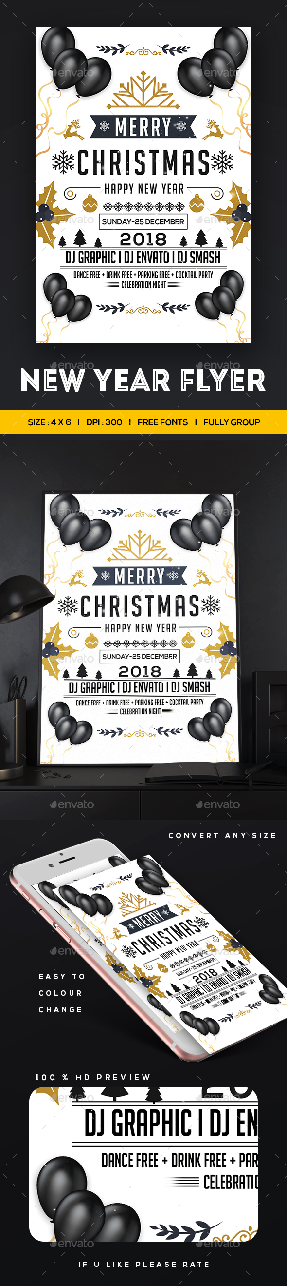 GraphicRiver Merry Christmas Flyer 20940130 GraphicRiver Merry Christmas Flyer 20940130