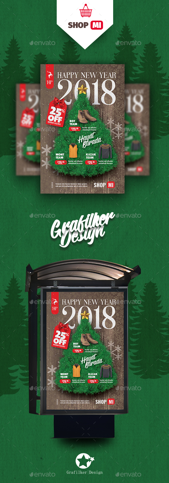 GraphicRiver Christmas Sale Poster Templates 20940232 GraphicRiver Christmas Sale Poster Templates 20940232