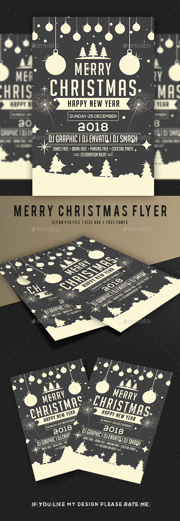 GraphicRiver Merry Christmas Flyer Template 20940246 GraphicRiver Merry Christmas Flyer Template 20940246