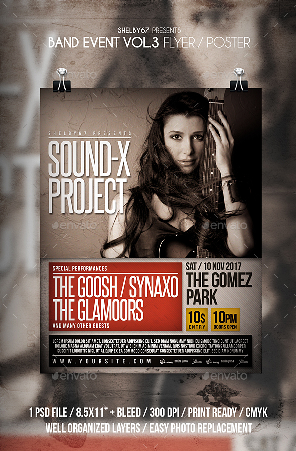 GraphicRiver Band Event Flyer Poster Vol 3 20940254 GraphicRiver Band Event Flyer Poster Vol 3 20940254