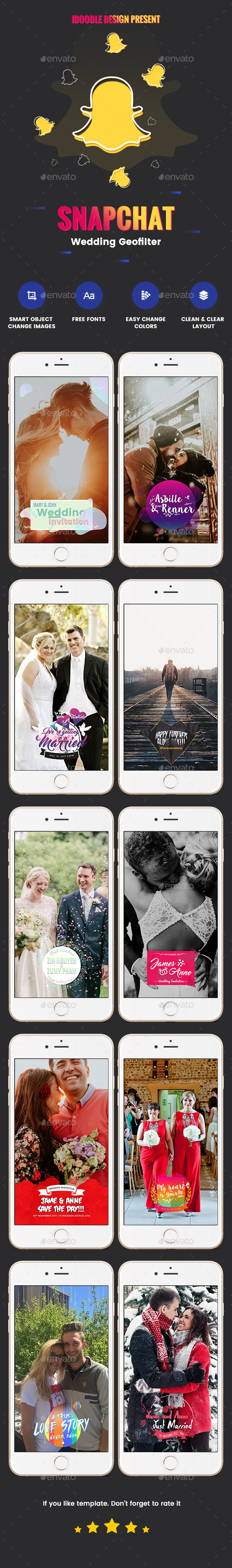 GraphicRiver Wedding Geofilters Snapchat 20940509 GraphicRiver Wedding Geofilters Snapchat 20940509
