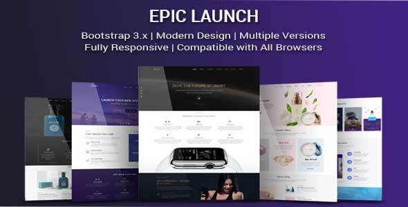 Epic Launch High-Converting Landing Page Template by Epic-Themes