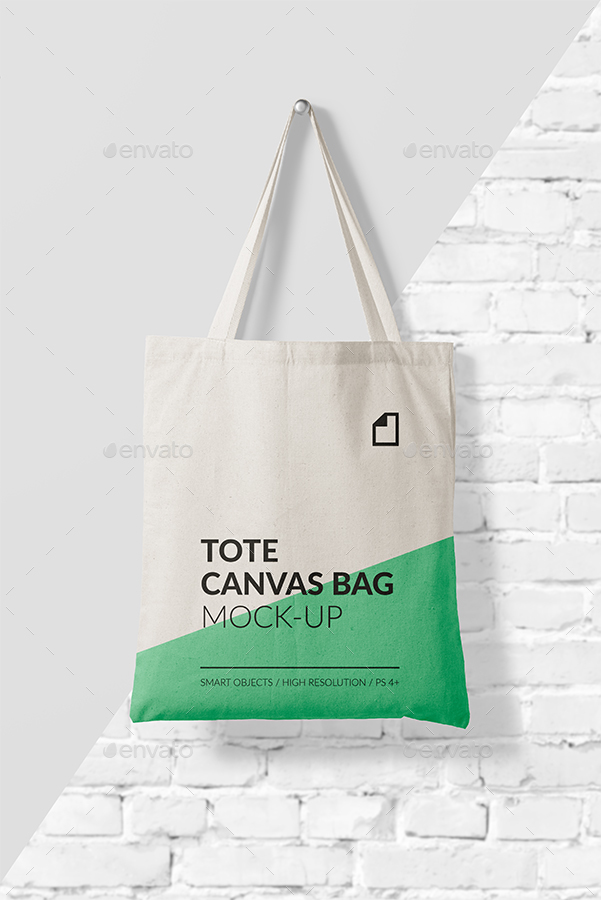 Canvas Tote Bag Mock-Up Vol.1 by PrimeMockup | GraphicRiver